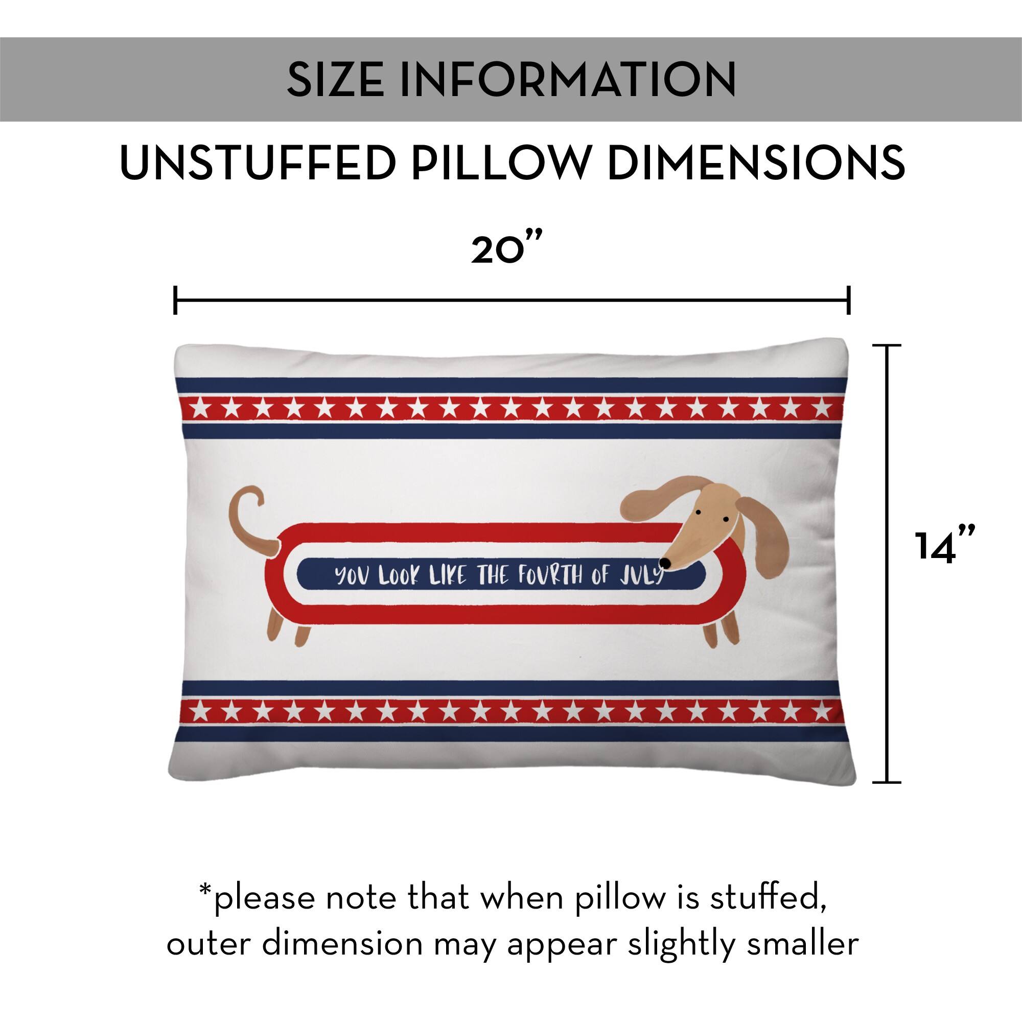 20" x 14" Like the Fourth of July Indoor Outdoor Pillow